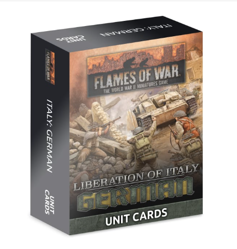 Liberation Of Italy: German Unit Card Pack