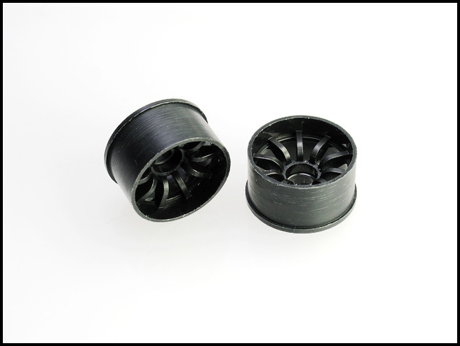 Mini-Z 2WD Machine Cut 10 Spoke Rear Wheel R1 Black
