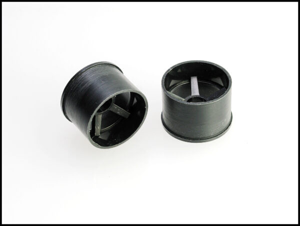 Mini-Z 2WD Machine Cut 5 Spoke Rear Wheel R1 Black