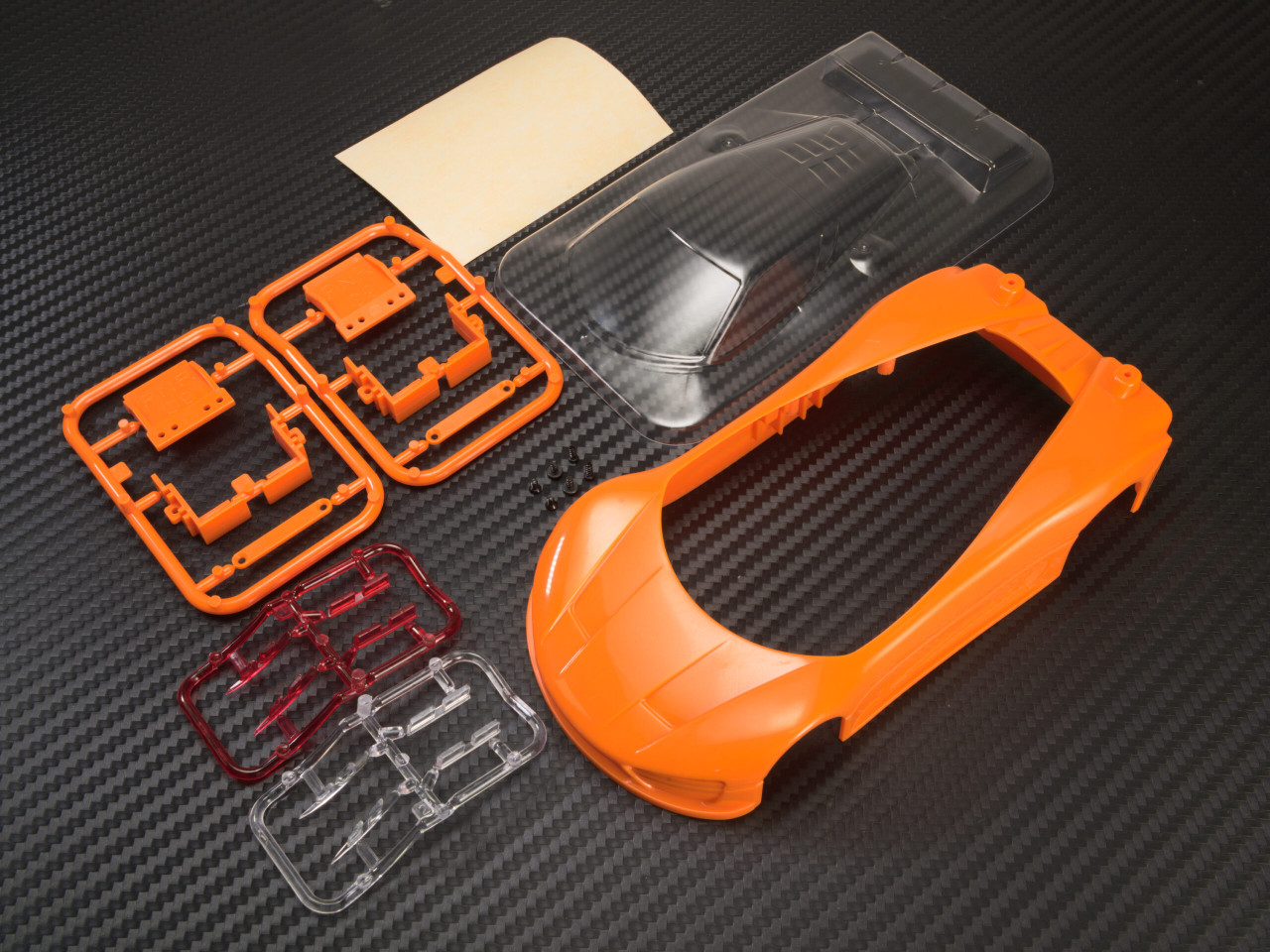 Mini-Z Concept C9 ABS Car Body Kit Orange