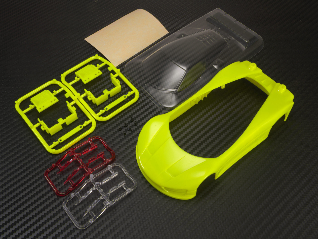 Mini-Z Concept C9 ABS Car Body Kit Yellow