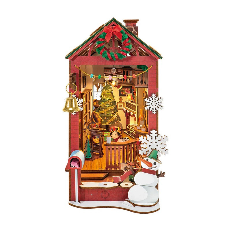 Book Nook - Christmas Indoor Scene