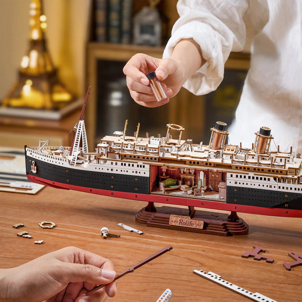 1912 Eternal Atlantic Voyager (Titanic) 3D Wooden Puzzle