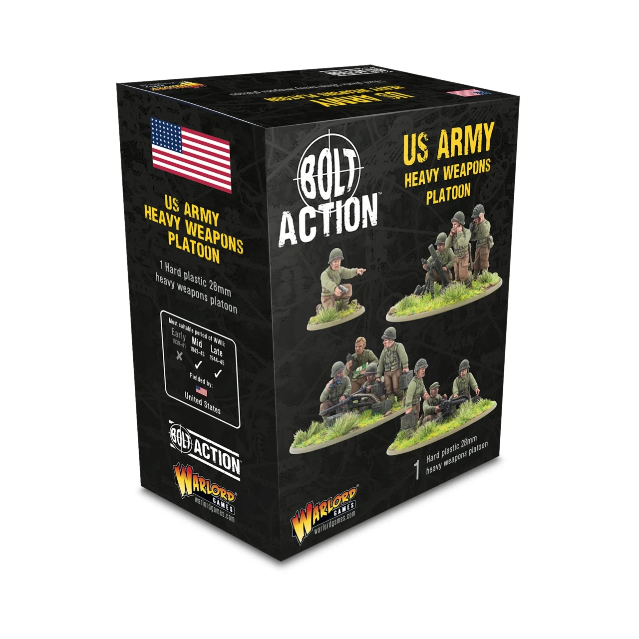 Bolt Action: Americans - US Heavy weapons platoon (plastic)