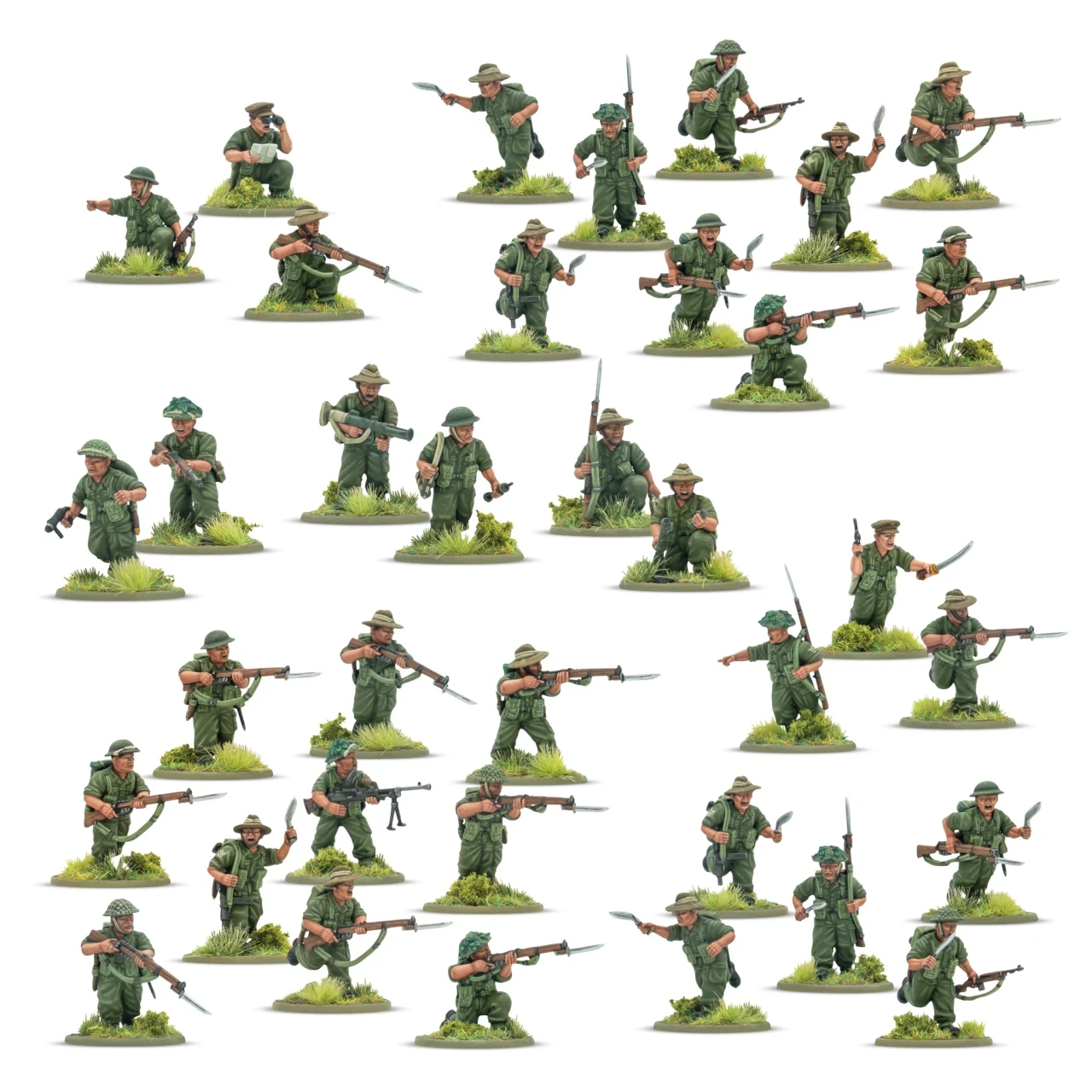 Bolt Action: British - Gurkha Infantry Platoon