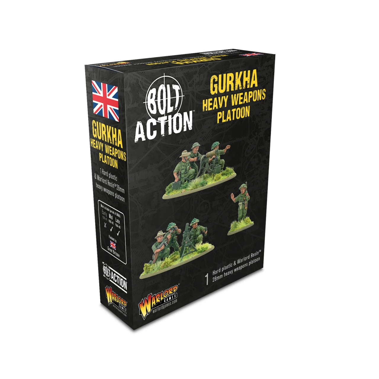 Bolt Action: British - Gurkha Heavy Weapons platoon