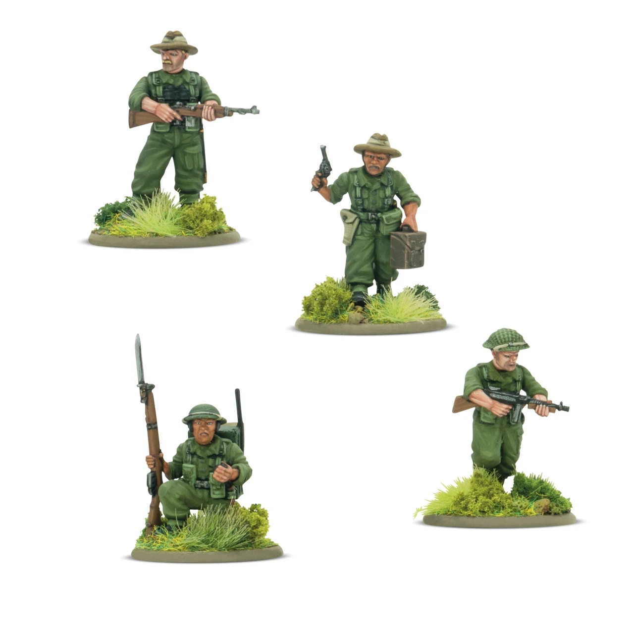 Bolt Action: British - Gurkha HQ