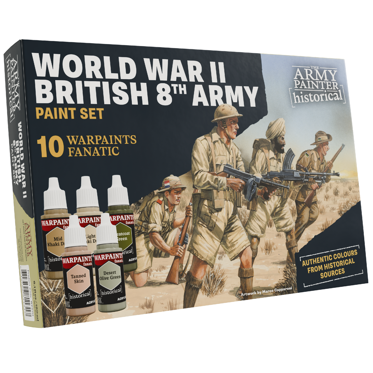 Warpaints Fanatic: Historical - WWII British 8th Army Paint Set