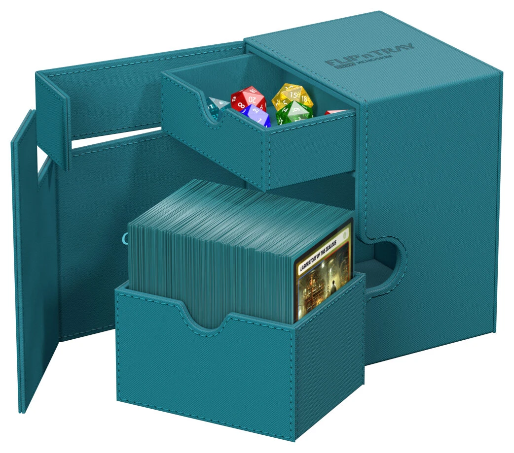 Ultimate Guard FlipnTray 133+ Monocolor - Petrol