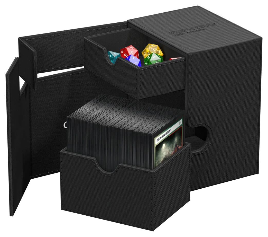 Ultimate Guard FlipnTray 133+ Monocolor - Black