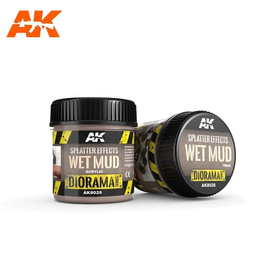 AK8026 - Splatter Effects Wet Mud 100ml Base Product (Acrylic)