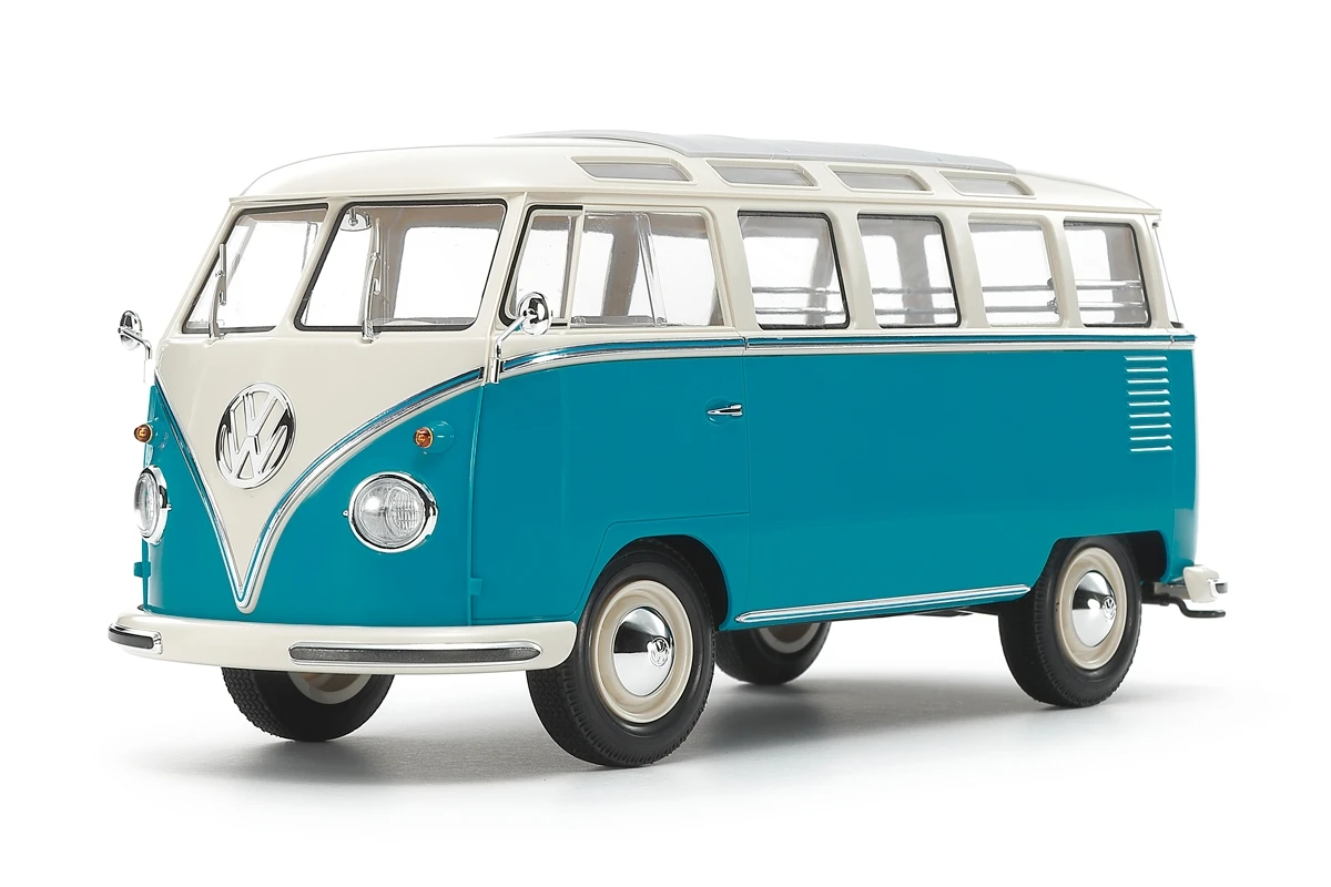 [PREORDER] 1/24 Volkswagen Type 2 (T1) Blue/White - Clic Loc
