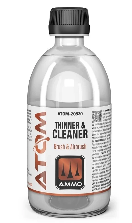 ATOM Acrylic Paint - Cleaner & Thinner (500ml)