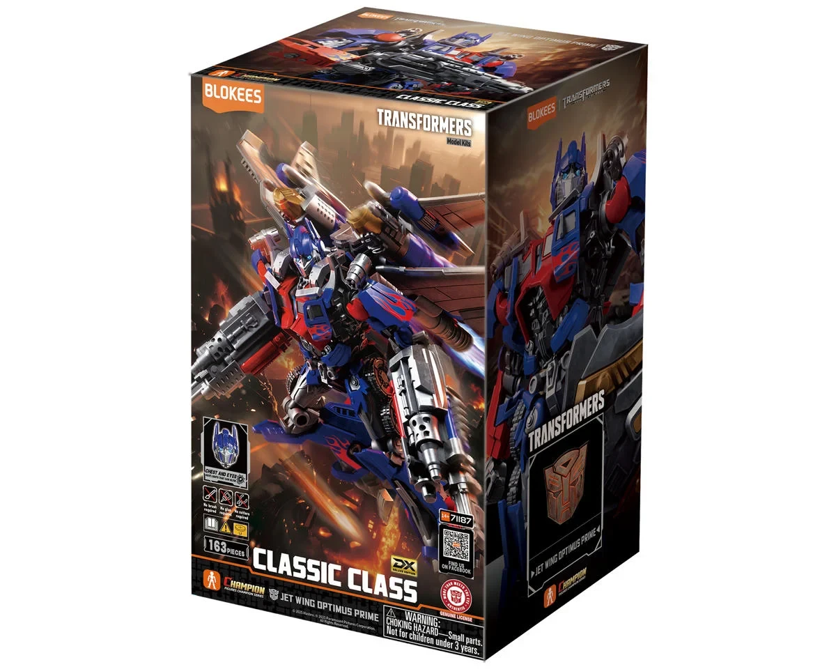 Blokees Transformers Classic Class #21 Jet Wing Optimus Prime Plastic Model Kit