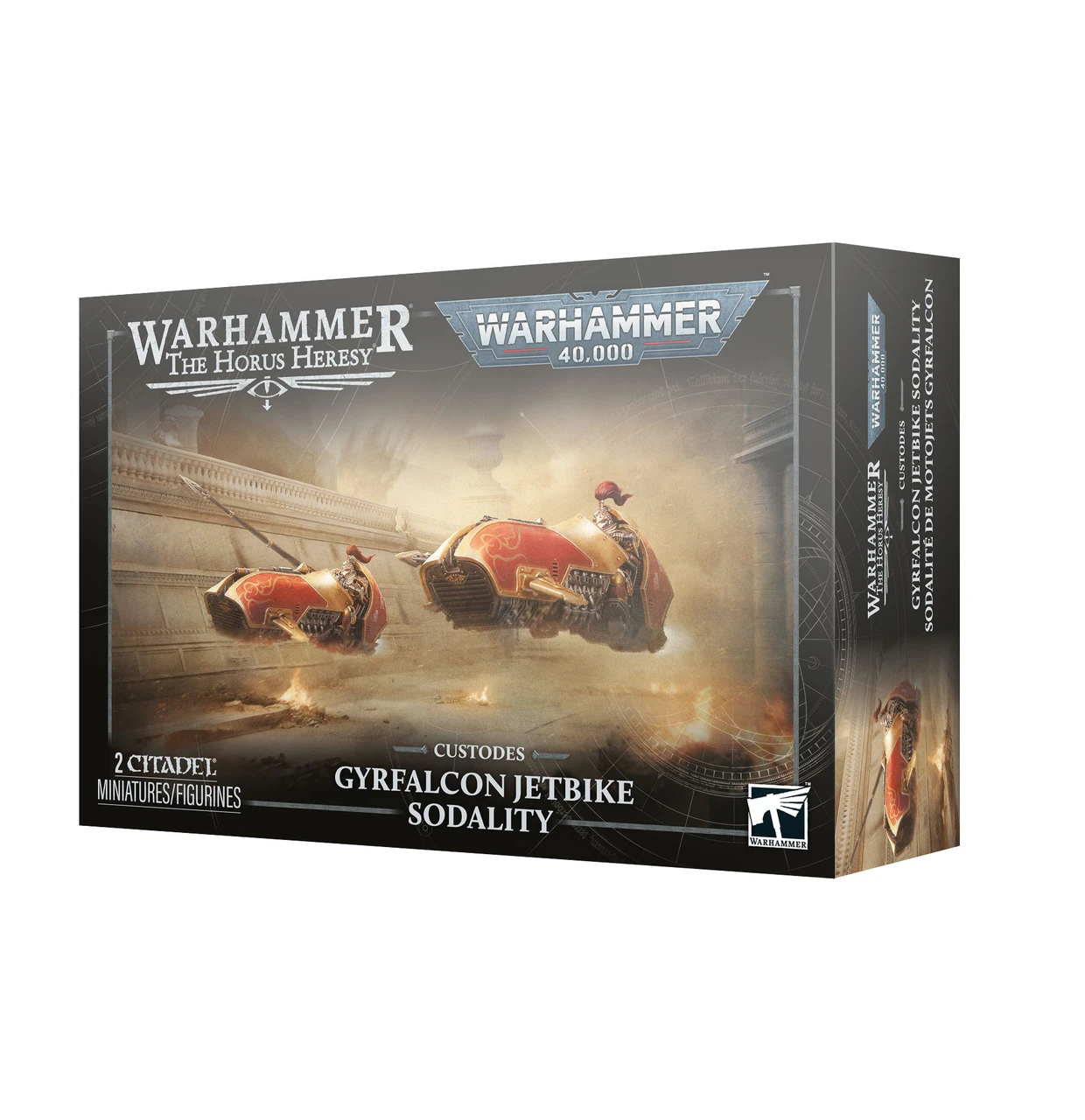 [PREORDER] GW77-03 Horus Heresy: Legio Custodes: Gyrfalcon Jetbike Sodality
