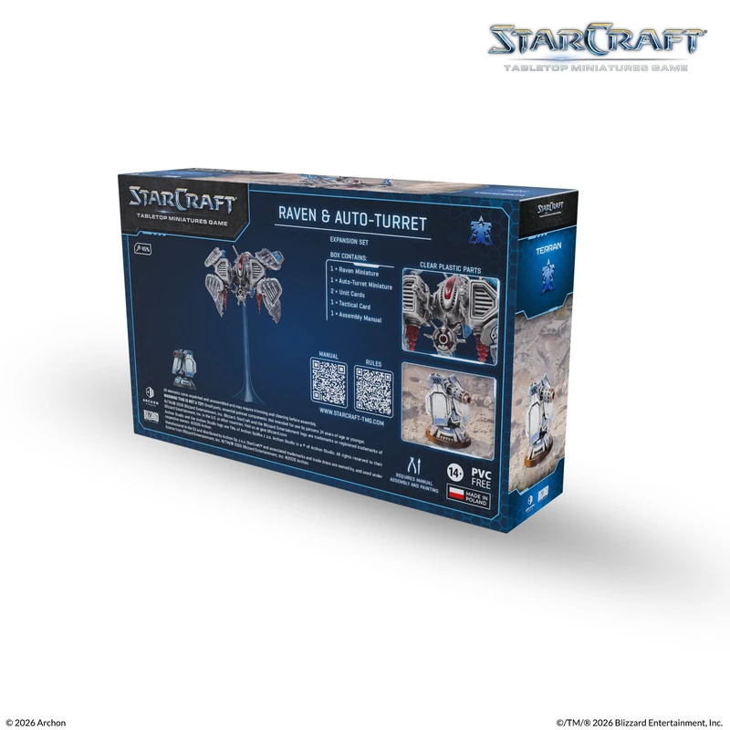 [PREORDER] StarCraft The Miniatures Game: Terran - Raven & Auto Turret