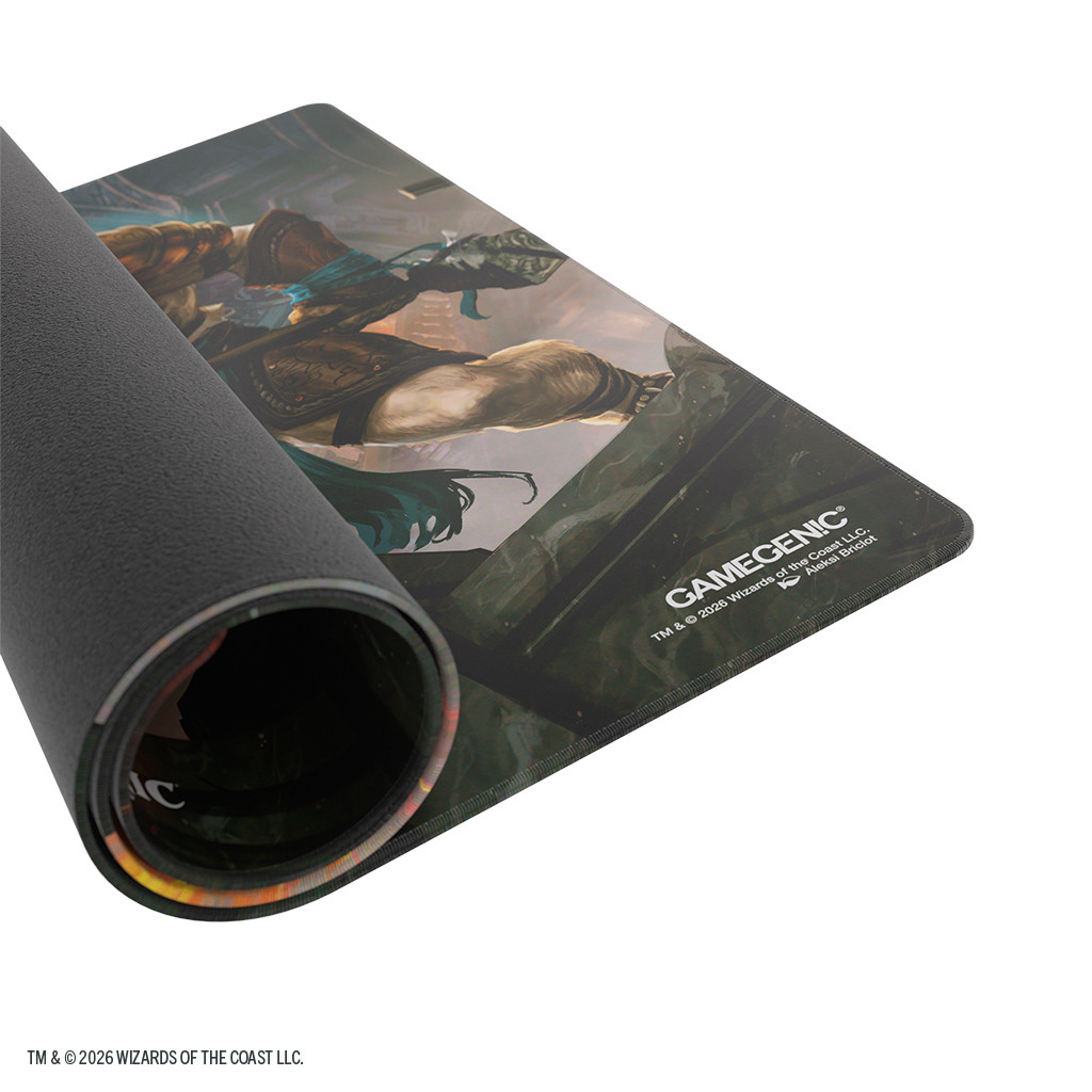 Magic: The Gathering | Reality Fracture Shiny Playmat - Ajani, Path of Vengeance/Ajani, Counterattack