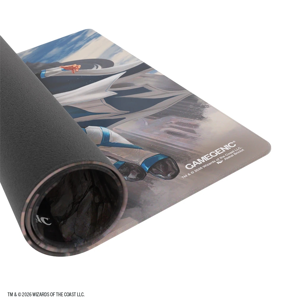 Magic: The Gathering | Reality Fracture Shiny Playmat - Tam Beleren, Conflicted/Jace, Building Reali