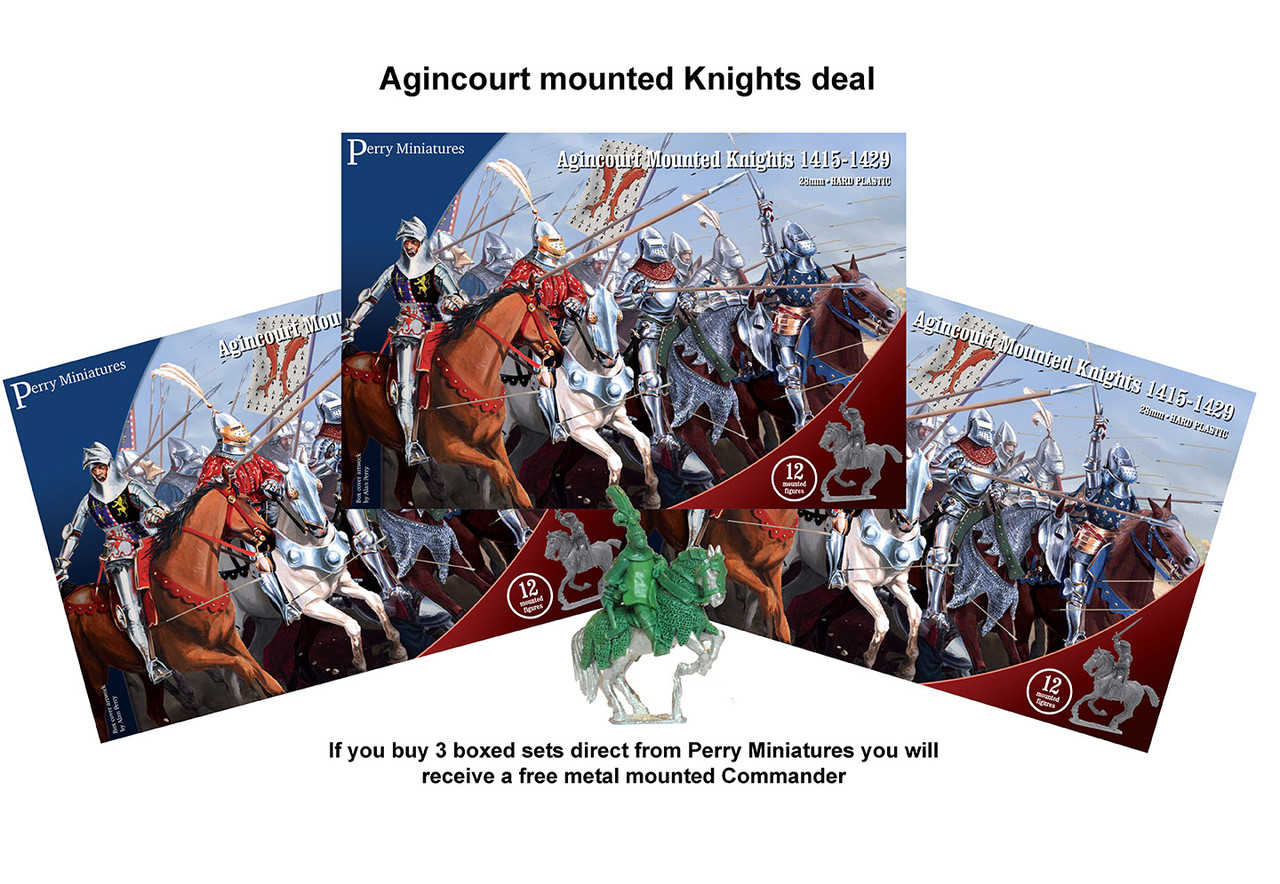AO70 Agincourt Mounted Knights 1415 - 1429