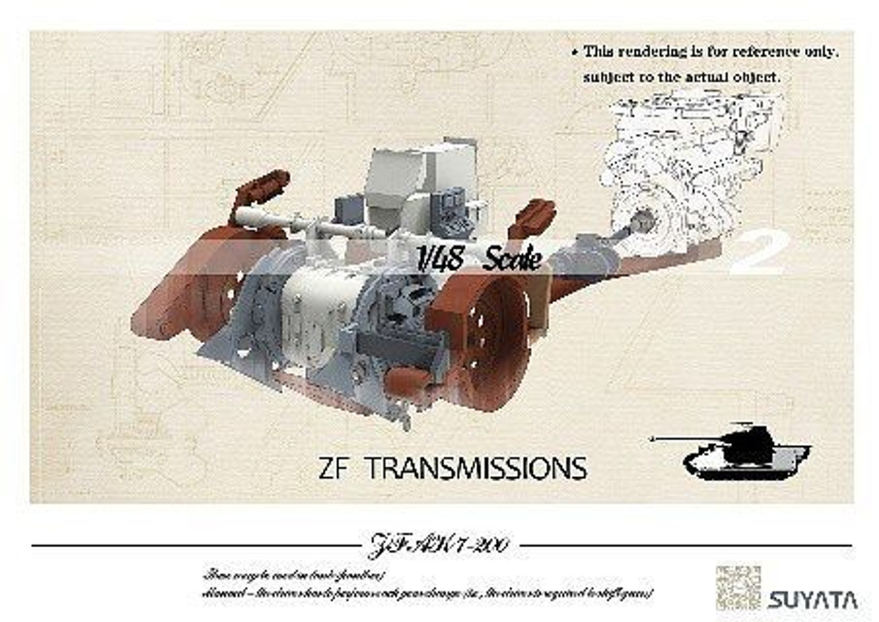 SUYNO01 1/48 Panther A (Full Interior & Zimmerit) + 16t Strabokran with Maintenance Diorama & Display Base