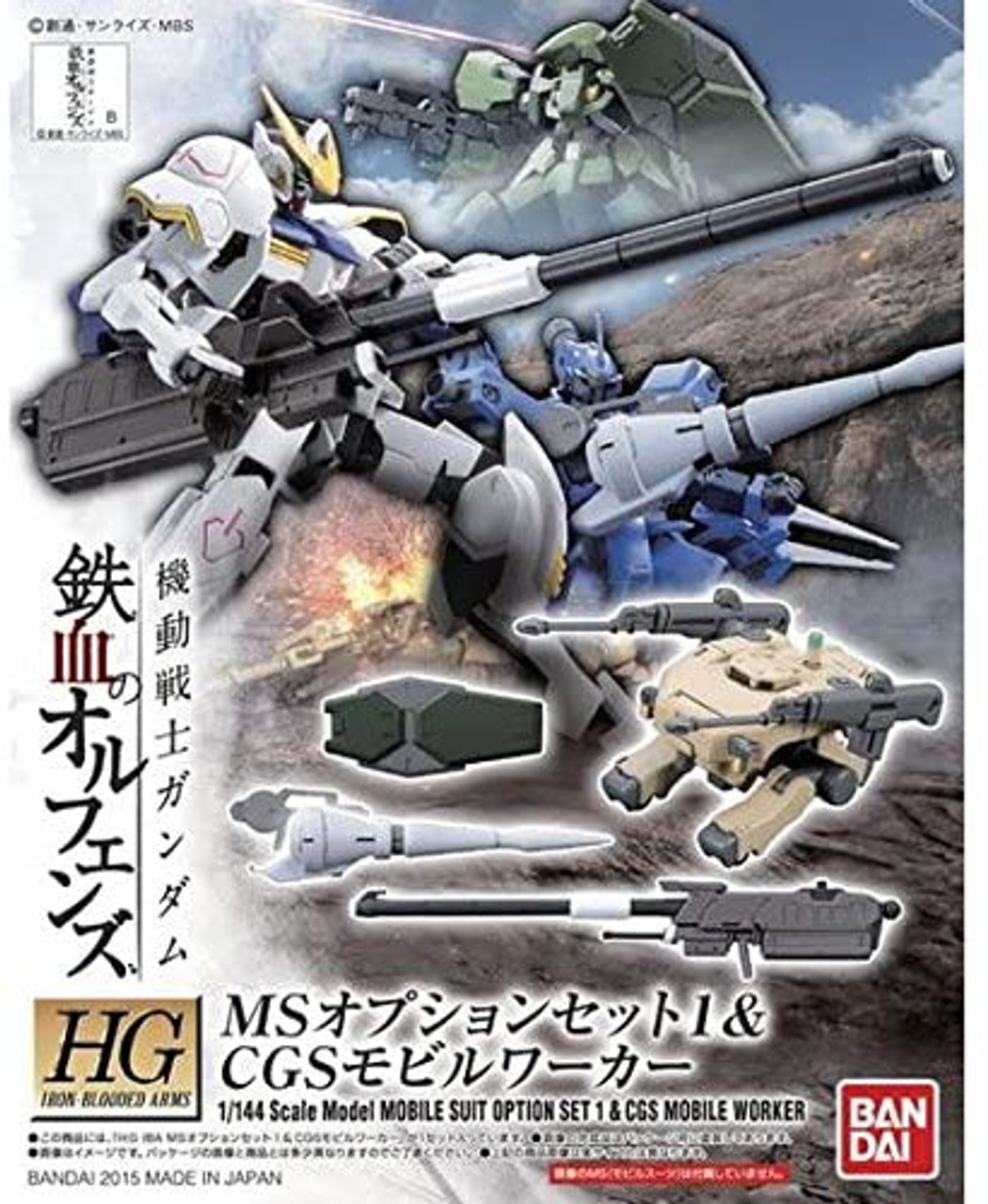 HG 1/144 MS OPTION SET 1 & CGS MOBILE WORKER