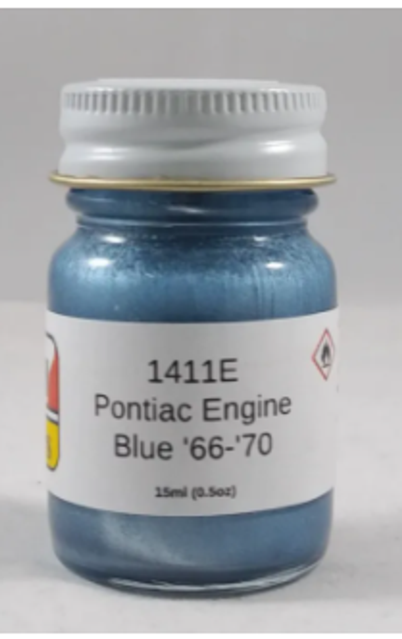 1411E Pontiac Engine Blue Metallic ('66-'70) - Gloss