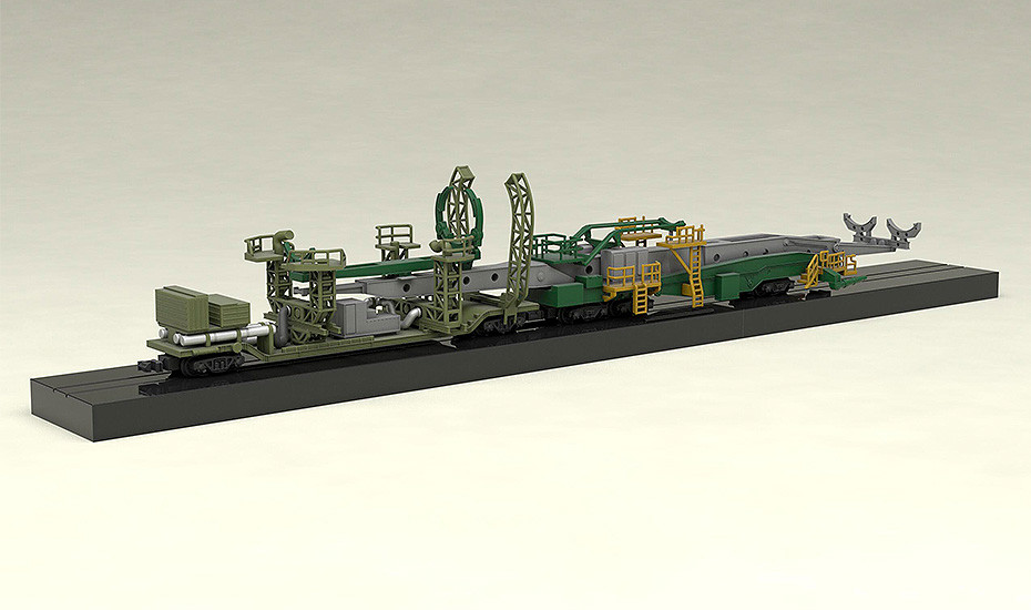 1/150 Plastic Model Soyuz Rocket & Transport Train - MODEROID