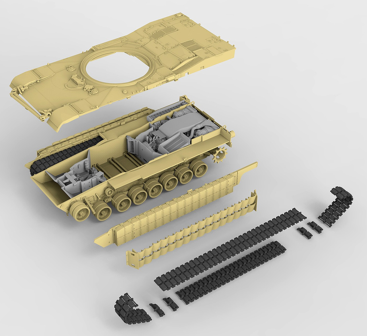 RFM5026 1/35 M1A2 SEP Abrams Tusk I/Tusk II 2 in 1 w/ Full Interior