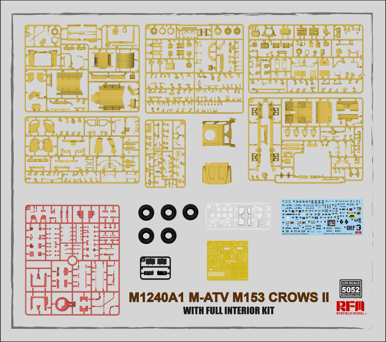 RFM5052 1/35 M1240A1 M-ATV  (M153 Crows II) w /Full Interior