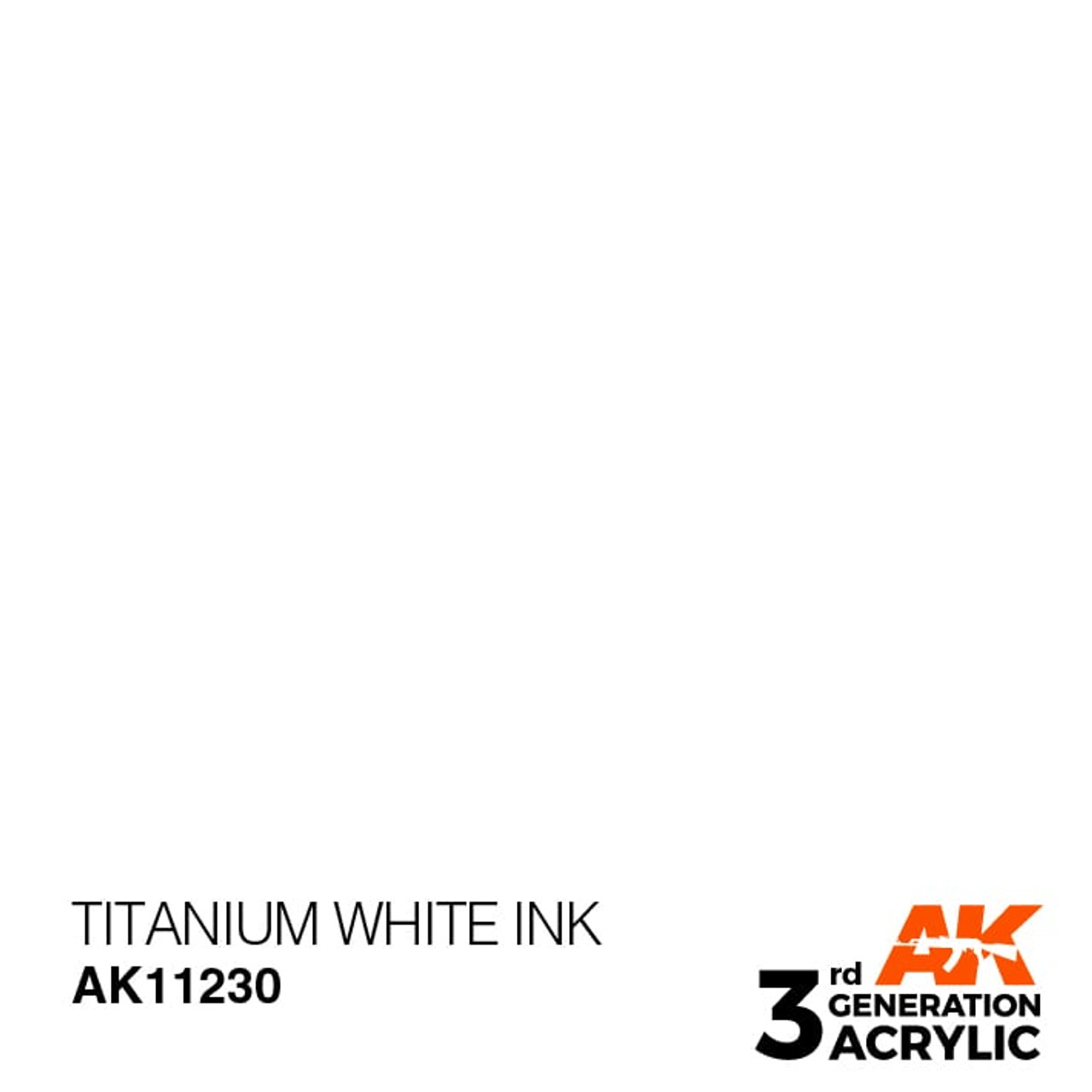 3G 230 -  Titanium White Ink - AK11230