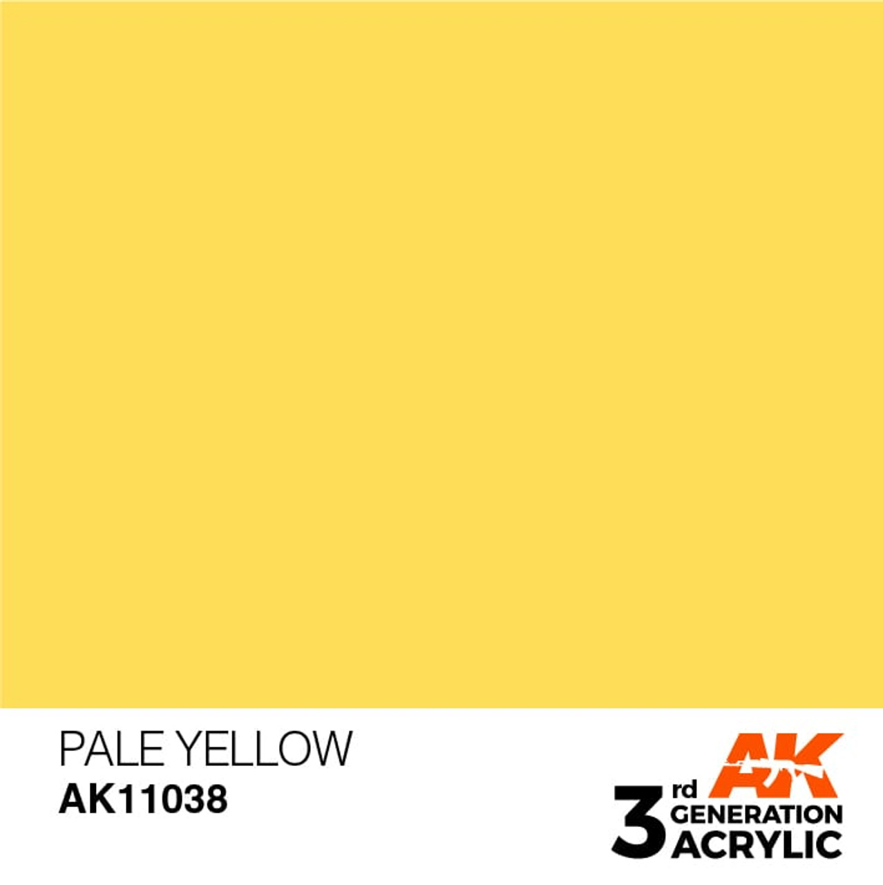 3G 038 -  Pale Yellow - AK11038