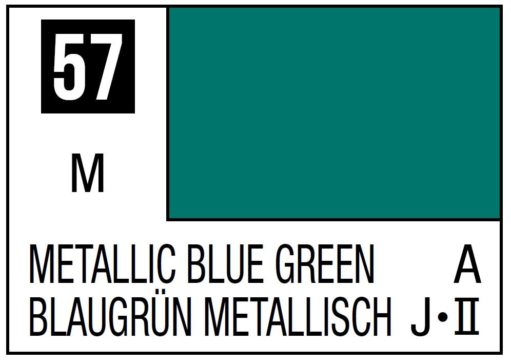 C057 Metallic Blue Green 10ml