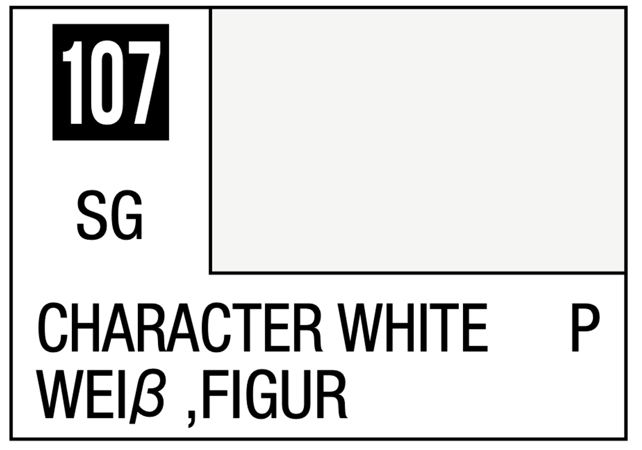 C107 Semi Gloss Character White 10ml