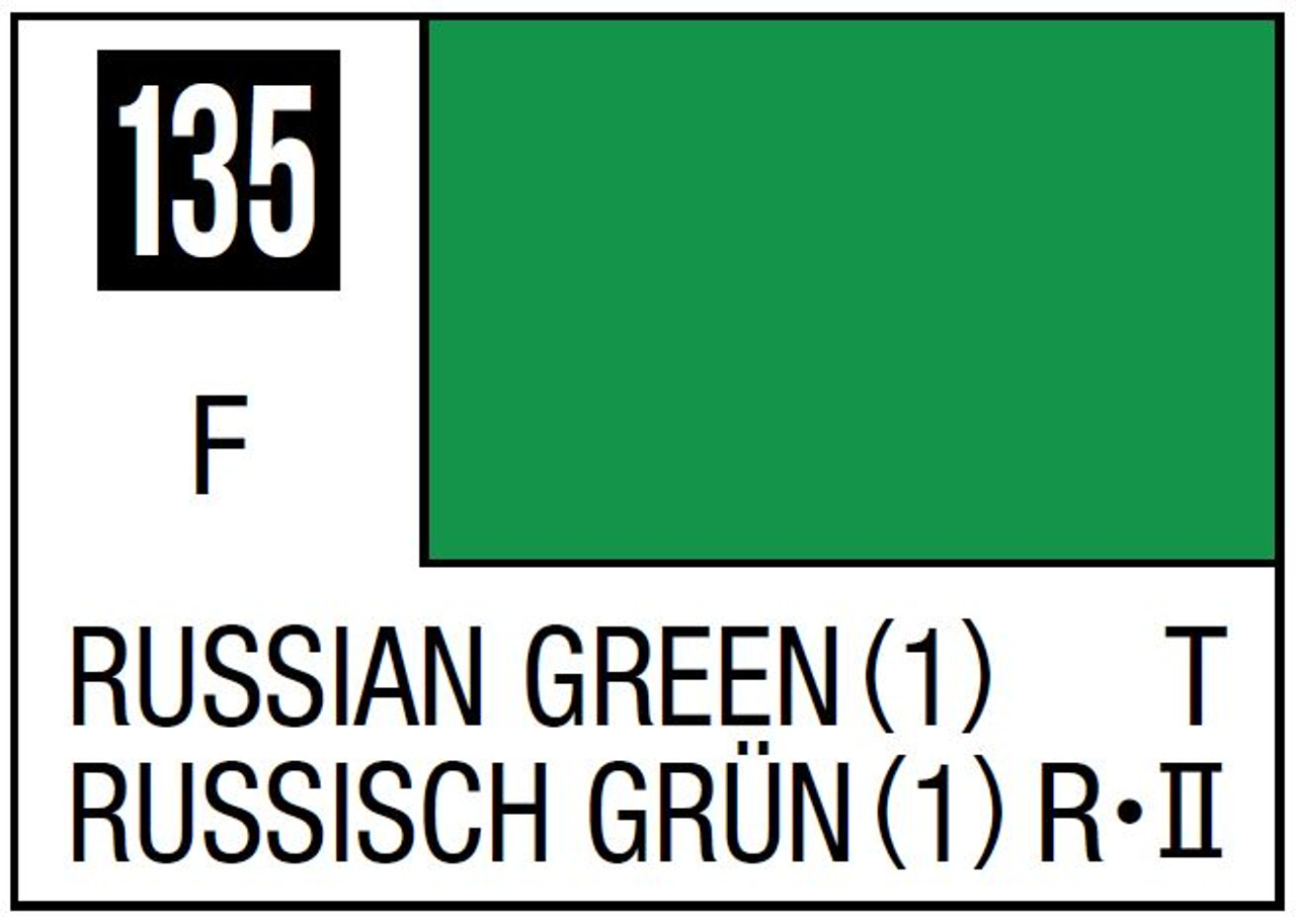 Mr. Color 135 Flat Russian Green (1) 10ml, GSI