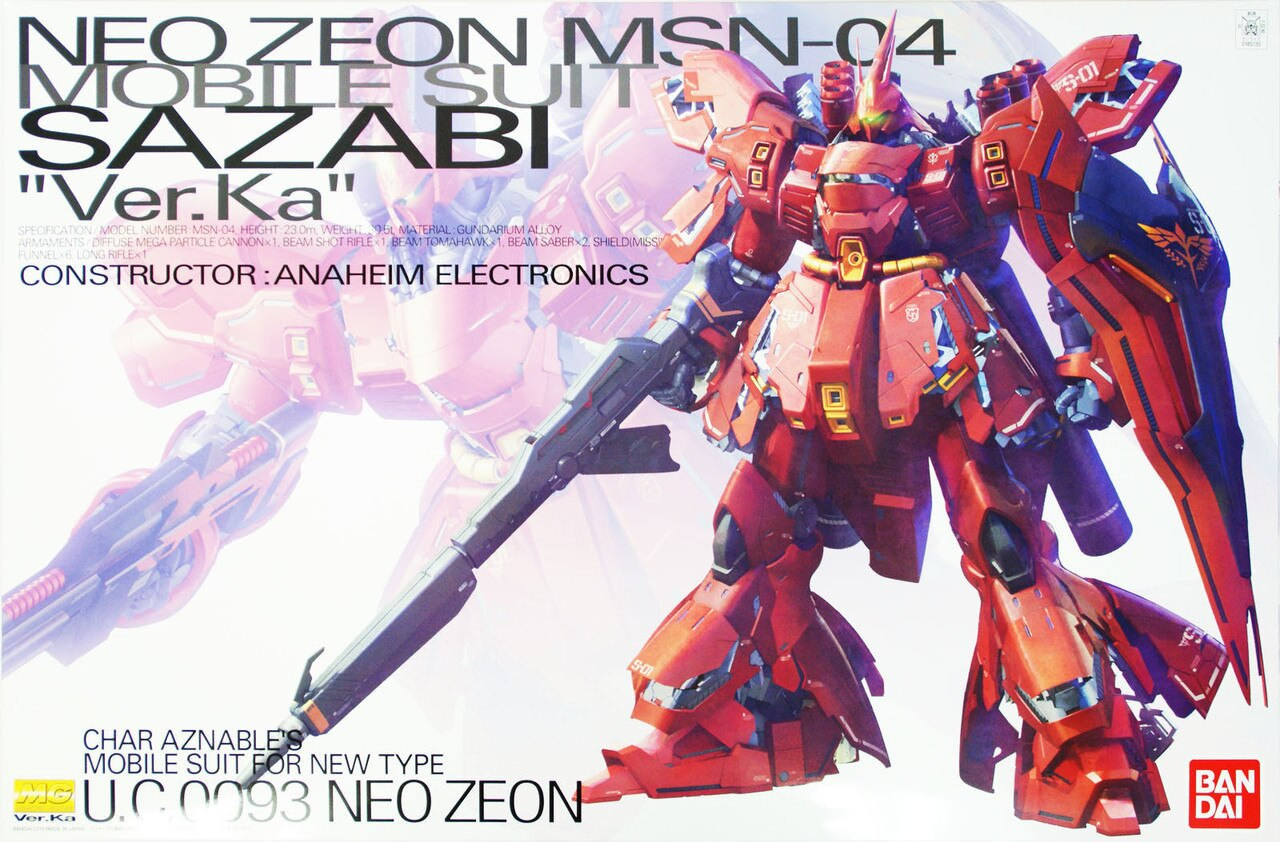 MG 1/100MSN-サザビーVer-Ka MG 1/100 MSN-04 サザビーVer.ka｜バンダイ ホビーサイト