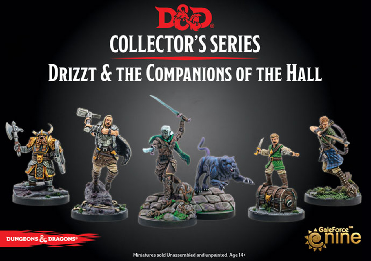 Dungeons & Dragons Collector Series: The Legend of Drizzt Companions of the Hall GF971089