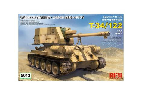 1/35 T-34/122 EGYPTIAN RYEFIELD MODEL 5013