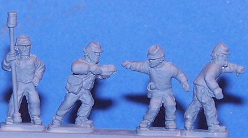 PIG020054 - CONFEDERATE GUN CREW LOADING KEPI PIG020054 - CONFEDERATE GUN CREW LOADING KEPI