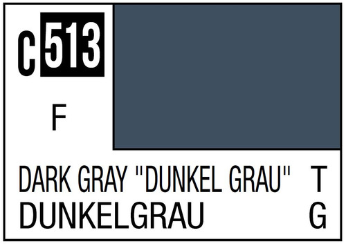 C513 Dark Gray "Dunkel Grau" 10ml Bottle