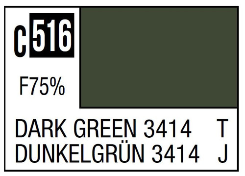 C516 Dark Green 3414 10ml Bottle