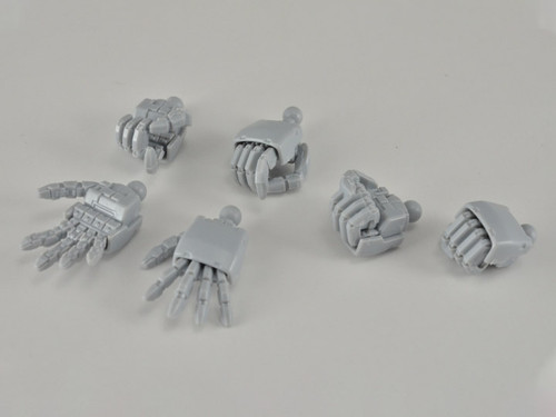 BANDAI BUILDERS PARTS HD: 1/144 MS HAND 02 (ZEON) DARK GRAY