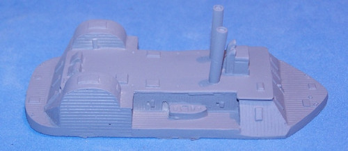 PIG070058 - 1/600 TUSCUMBIA, WIDE SIDEWHEEL IRONCLAD PIG070058 - 1/600 TUSCUMBIA, WIDE SIDEWHEEL IRONCLAD