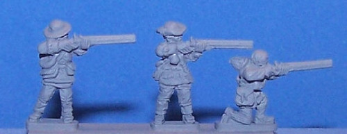 PIG050027 - LONG RIFLEMEN FIRING PIG050027 - LONG RIFLEMEN FIRING