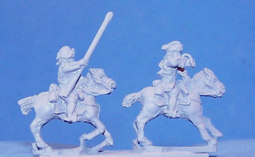 PIG050096 - 17TH LIGHT DRAGOONS HORN AND STD BEARER PIG050096 - 17TH LIGHT DRAGOONS HORN AND STD BEARER