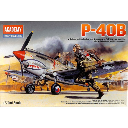 1/72 CURTISS P-40B USA   TOMAHAWK - 12456 1/72 CURTISS P-40B USA   TOMAHAWK - 12456