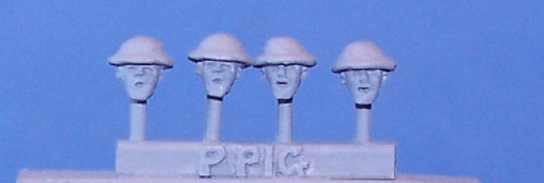 PIG060040 - HEADS BRITISH WW I / II HELMET
