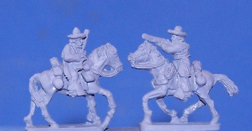 PIG150040 - MEXICANS W. RIFLES, MOUNTED PIG150040 - MEXICANS W. RIFLES, MOUNTED