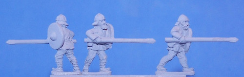 PIG090004 - UNARMOURED SPEARMEN ADVANCING PIG090004 - UNARMOURED SPEARMEN ADVANCING