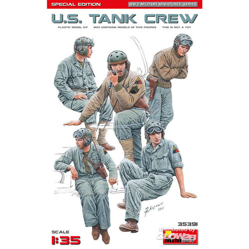 1/35 WWII US Tank Crew - MIA35391 1/35 WWII US Tank Crew - MIA35391