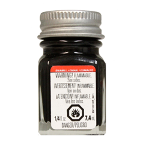 1154 - ENAMEL 1/4OZ BLACK METALLIC